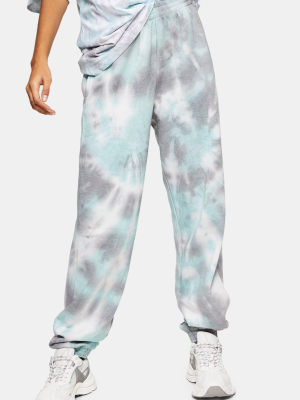 Tall Blue Tie Dye Sweatpants