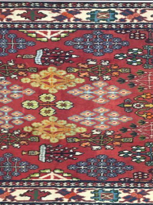 Handmade Persian Rug 3’6”x 4’8”