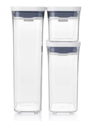 Oxo Pop Container Slim 3-piece Set