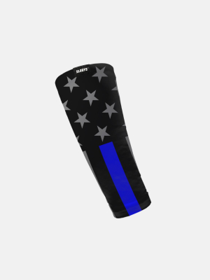 Tactical Thin Blue Line Usa Flag Kids Forearm Sleeve