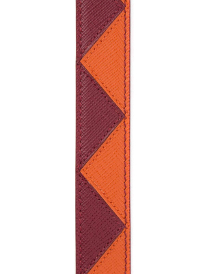 Prada Colour-block Saffiano Belt