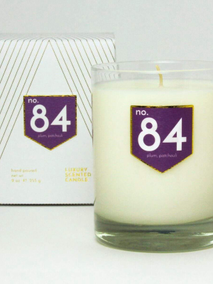 No. 84 Plum Patchouli Scented Soy Candle