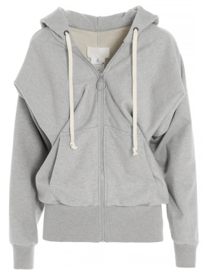 Maison Margiela Draped Zipped Hoodie