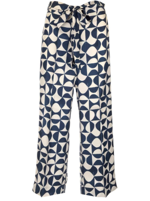 's Max Mara Palazzo Printed Pants