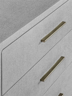 Alma 8 Drawer Chest In Light Grey