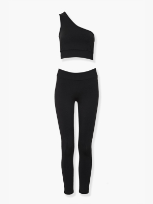 Active Crop Top & Leggings Set