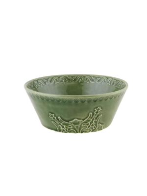 Bordallo Pinheiro Rua Nova Green Cereal Bowl