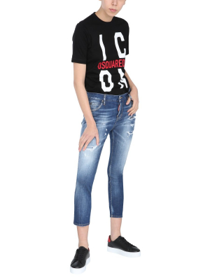 Dsquared2 Distressed Skinny Jeans