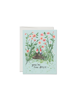 Garden Knomes You&#x27;re The Best Card - Rc1