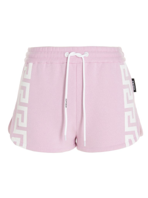 Versace Greca Drawstring Track Shorts