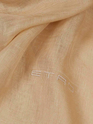 Etro Frayed Hem Scarf