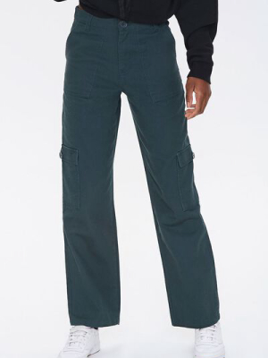 Denim Cargo Pants