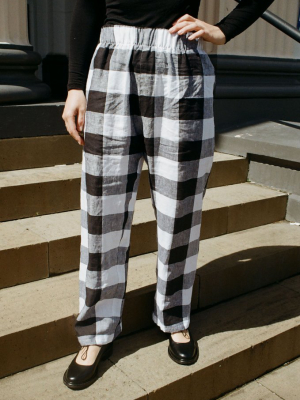 Scrunchie Pants — Giant Gingham