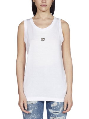 Dolce & Gabbana Dg Logo Tank Top