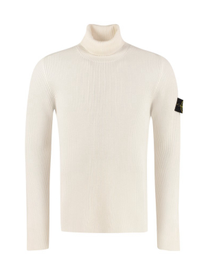 Stone Island Ribbed Turtleneck Jumper