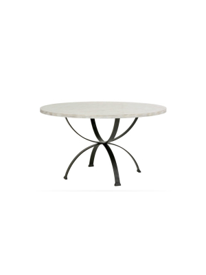 Sophia Round Dining Table In Beachwood Design By Redford House