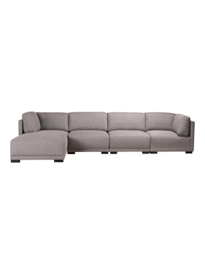 Romeo Modular Sectional Left Grey