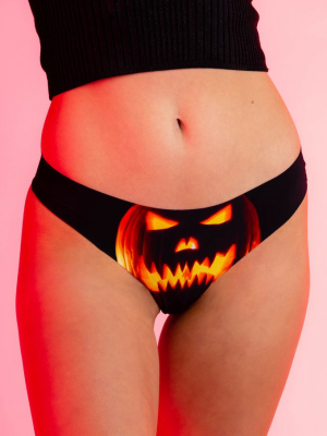 The Pumpkin Patch | Jack-o-lantern Seamless Thong