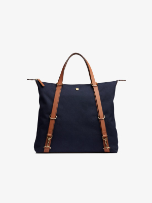 M/s Day Pack - Midnight Blue/cuoio