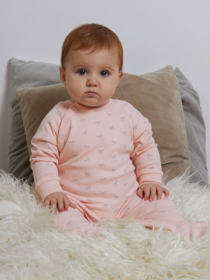 Super Soft Jersey Sleepsuit - Pink