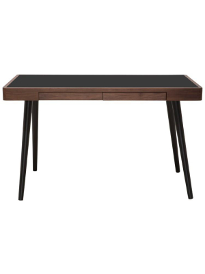 Matte Black Polymer Desk