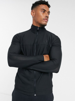 Under Armour Training Zip-up Top In Black