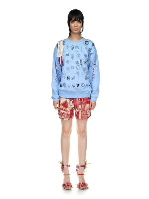 Libertine Stamps Pullover Sweatshirt