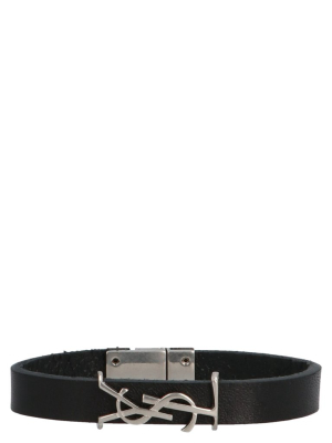 Saint Laurent Opyum Monogram Logo Bracelet