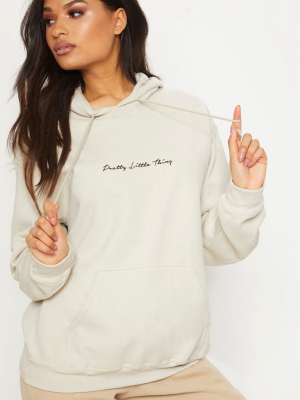 Prettylittlething Stone Embroidered Oversized...