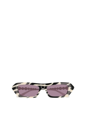 Gucci Eyewear Rectangular Frame Sunglasses