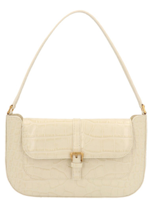 By Far Miranda Embossed Shoulder Bag