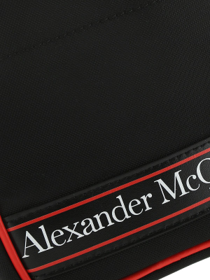 Alexander Mcqueen Logo Printed Messenger Bag