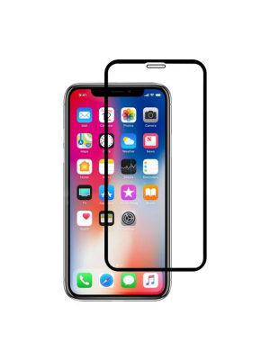 Valor 9h Clear Tempered Glass Lcd Screen Protector Film Cover For Apple Iphone 11 Pro/x/xs - Black