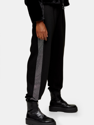 Black Panel Sweatpants