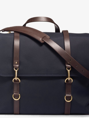 M/s Satchel – Navy/dark Brown