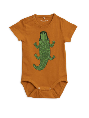 Mini Rodini Crocco Bodysuit - Brown