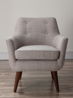 Clyde Beige Linen Chair