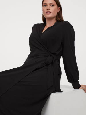 H&m+ Calf-length Wrap Dress