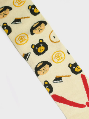 Tabi Socks, Beige, Kintaro (m/l)