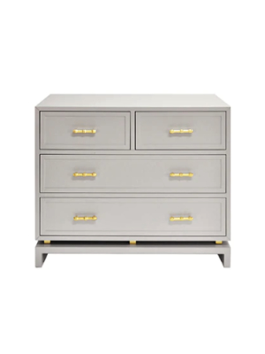Four Drawer Chest With Gold Leaf Details In Various Colors