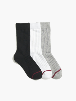 Boys' Solid Trouser Socks 3-pack