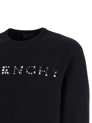 Givenchy Stud Logo Detailed Sweatshirt