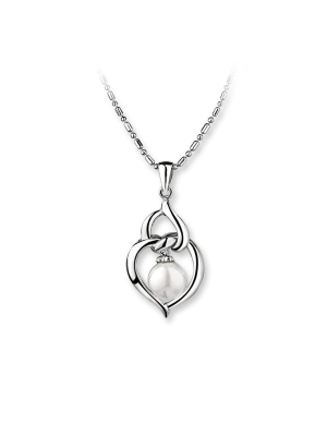 Pearl Heart Pendant