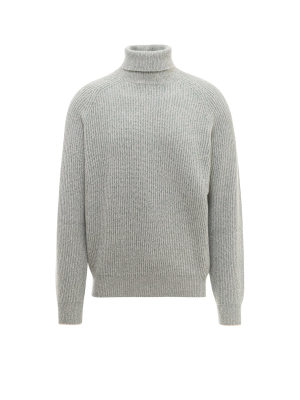 Brunello Cucinelli High-neck Knit Sweater