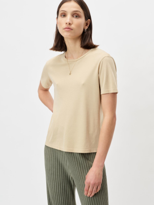 High Twist Cotton Classic Tee / Flax