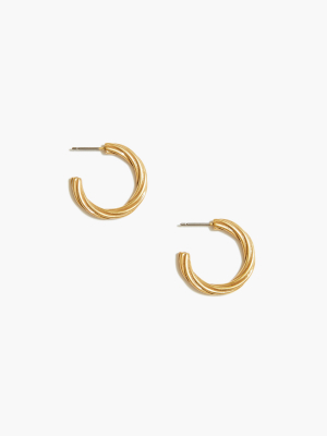 Mini Twisted Hoop Earrings