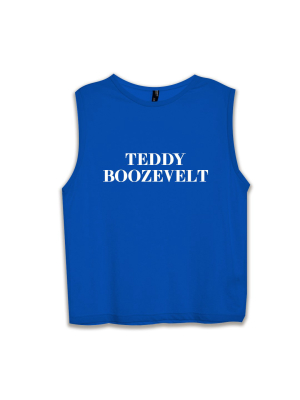 Teddy Boozevelt [women's Muscle Tank]