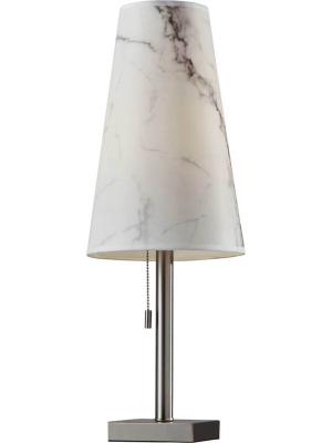 Avondale Table Lamp Brushed Steel