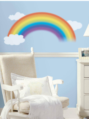 Over The Rainbow Peel And Stick Giant Wall Decal - Roommates