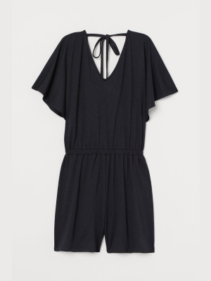 V-neck Romper